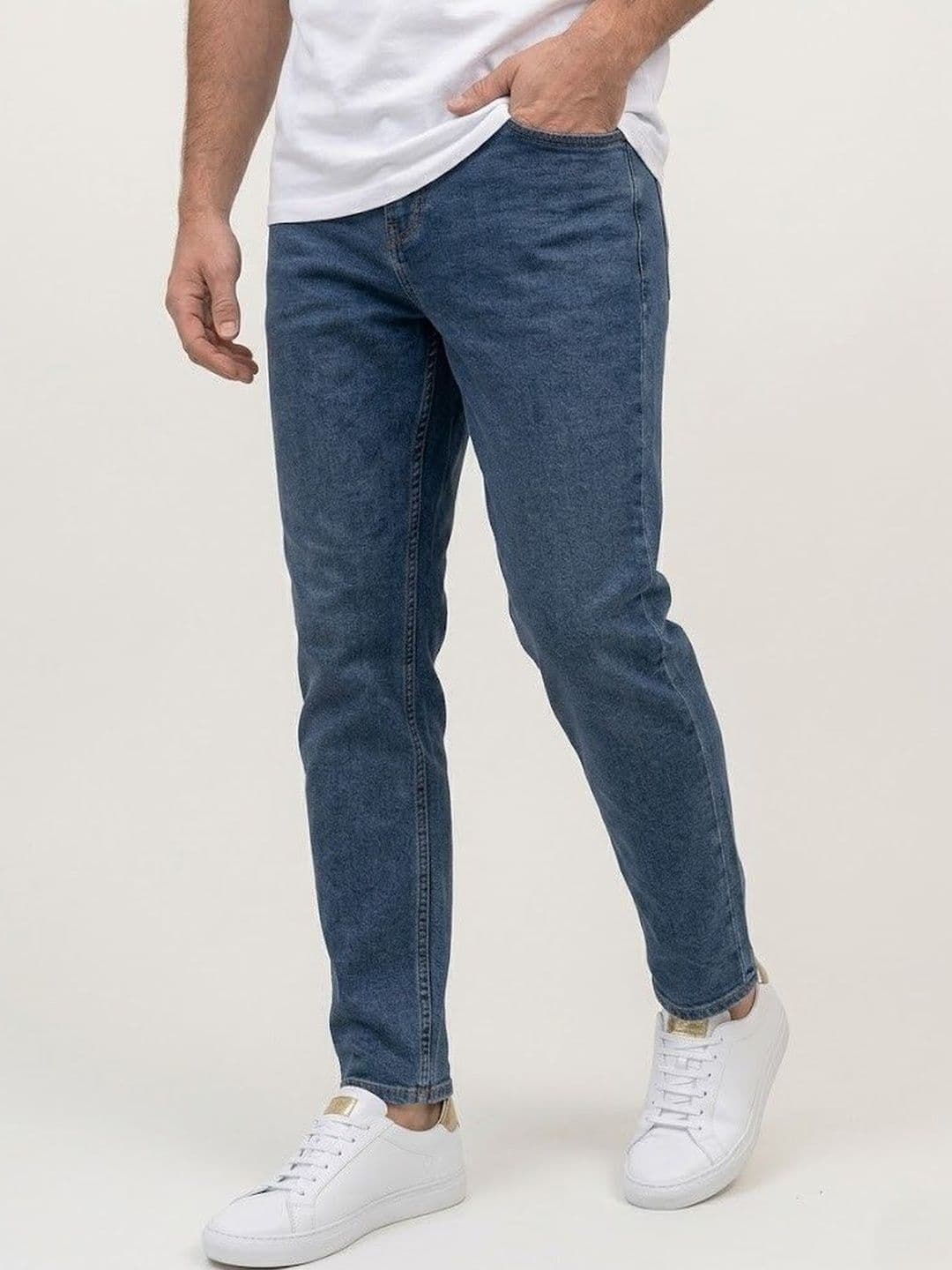 NIFFER FASHION Men Mid-Rise Light Fade Applique Jeans - view 1