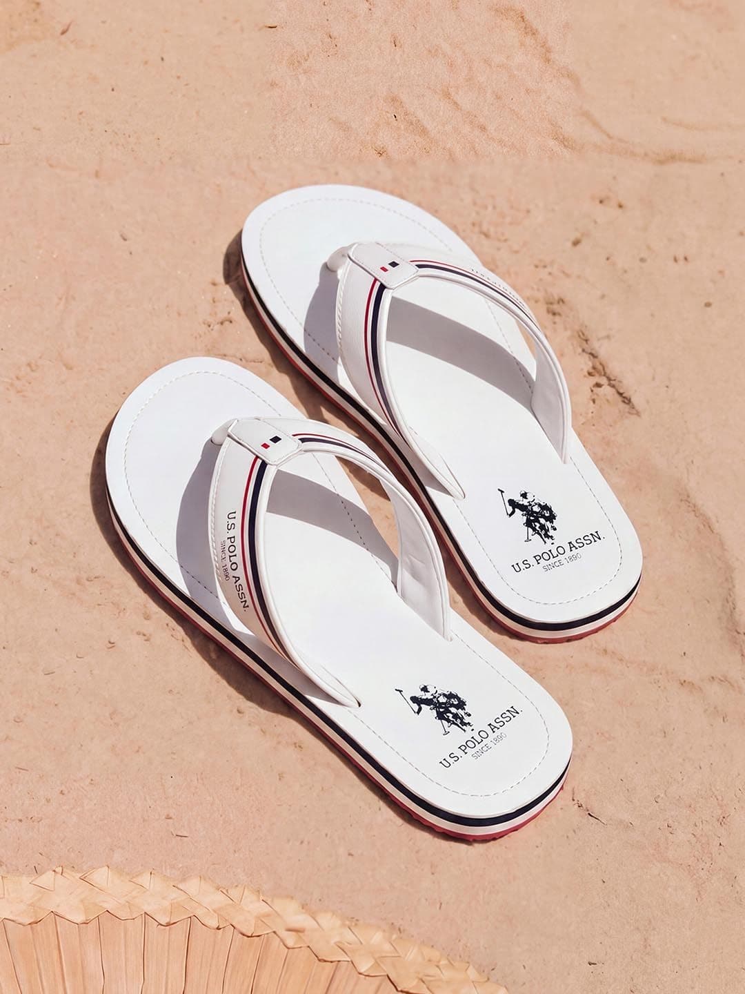 U.S. Polo Assn. Nesta White Casual Slippers - view 1
