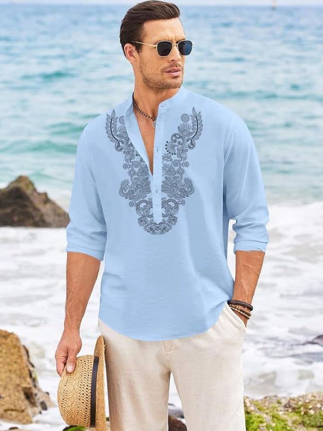 FINIVO FASHION Men Comfort Printed Casual Shirt - view 1
