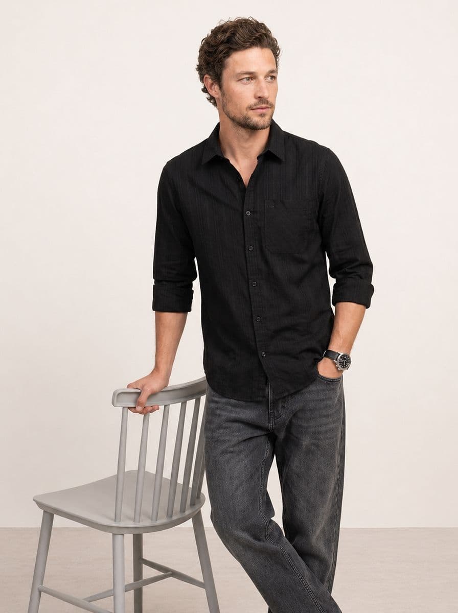 WROGN Vertical Striped Casual Shirt - view 1