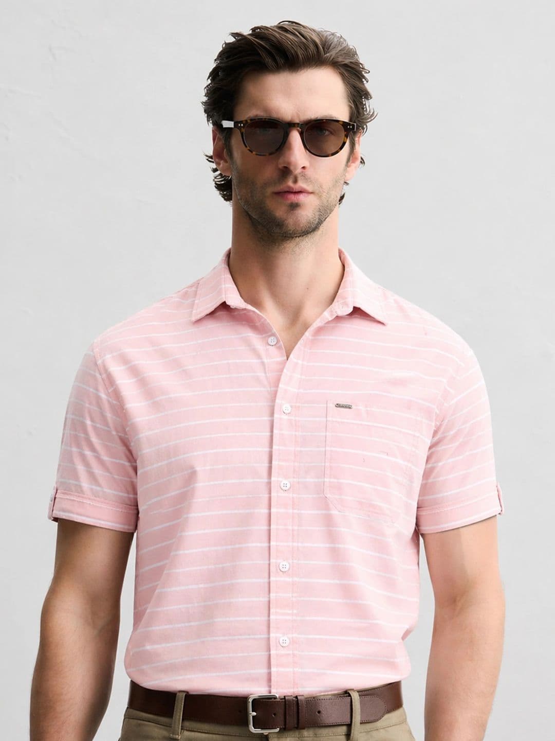 Klub Fox Men Stripes Casual Slim Fit Shirt - view 1
