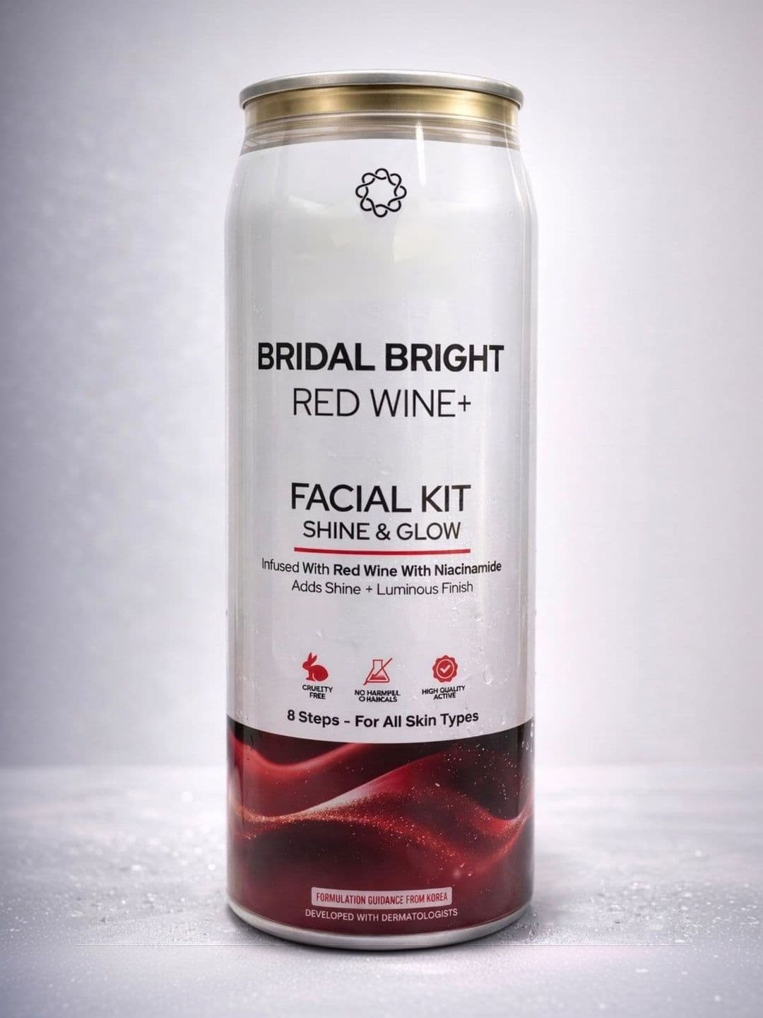 gleam soul Red Wine Bridal Bright 8 Step Facial Kit - 100 g - view 1