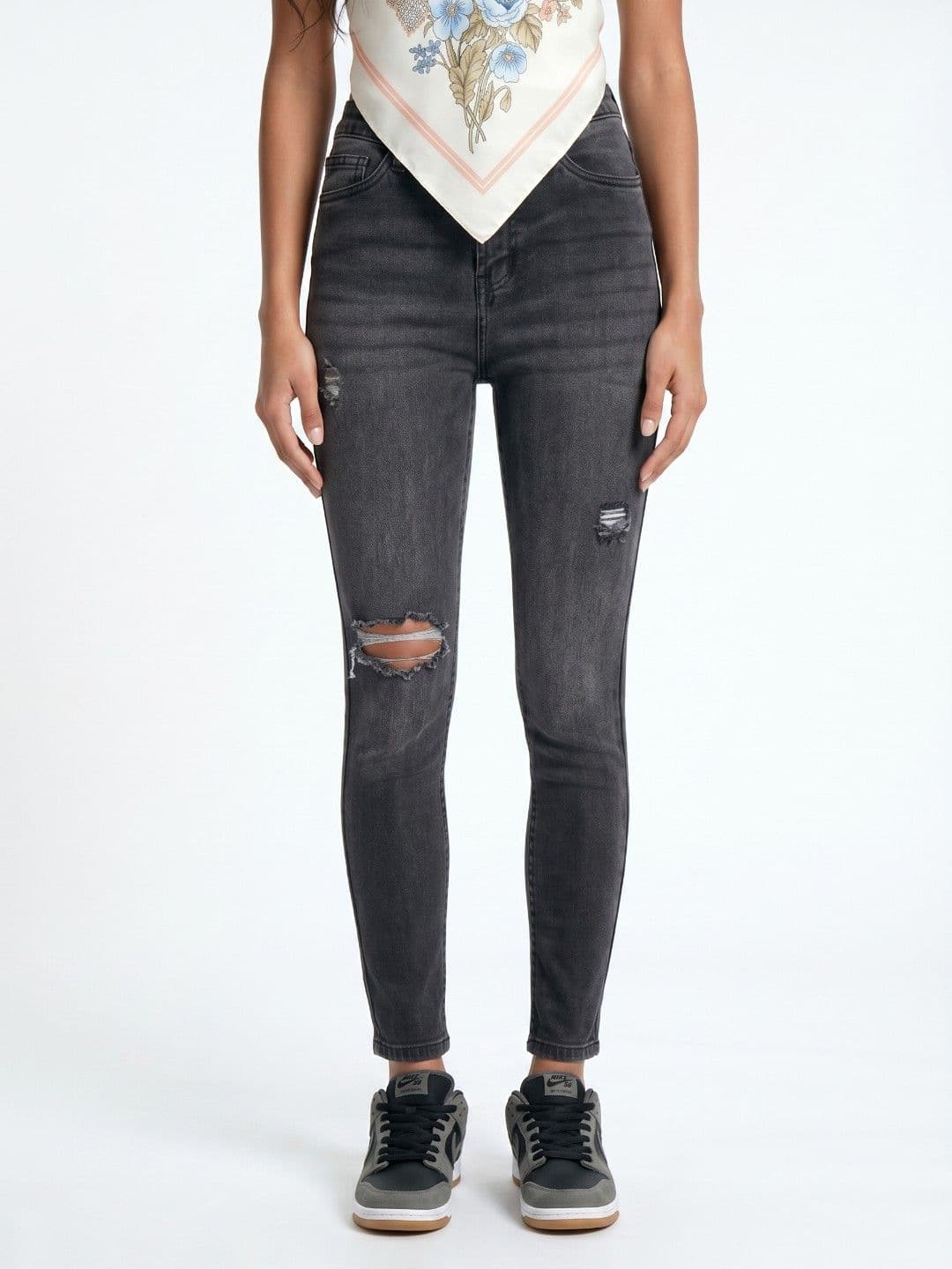 glitchez Women Regular Fit High-Rise Stretchable Jeans - view 1