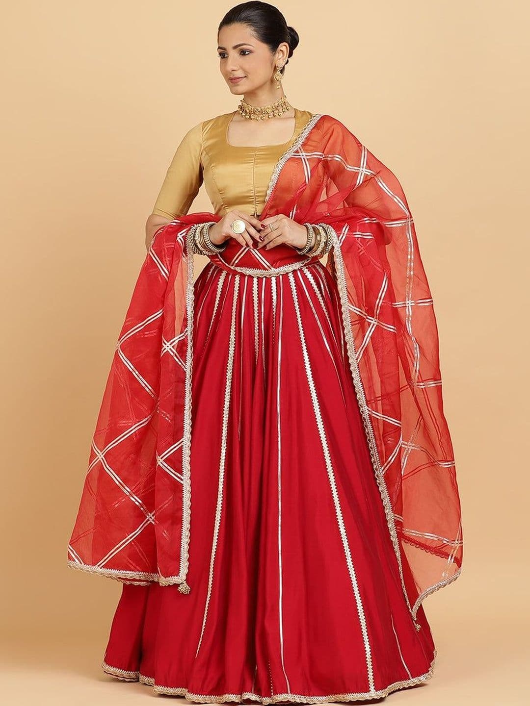 Binks Semi-Stitched Lehenga & Blouse With Dupatta - view 1