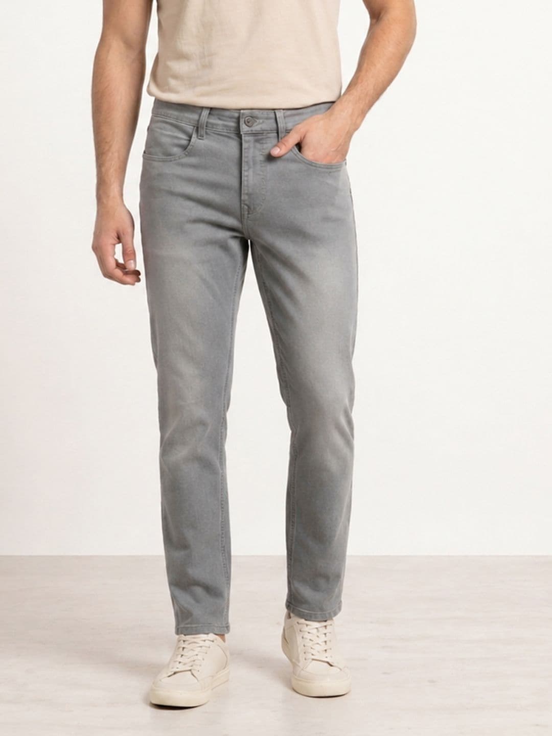 WROGN Men Regular Fit Stretchable Jeans - view 1