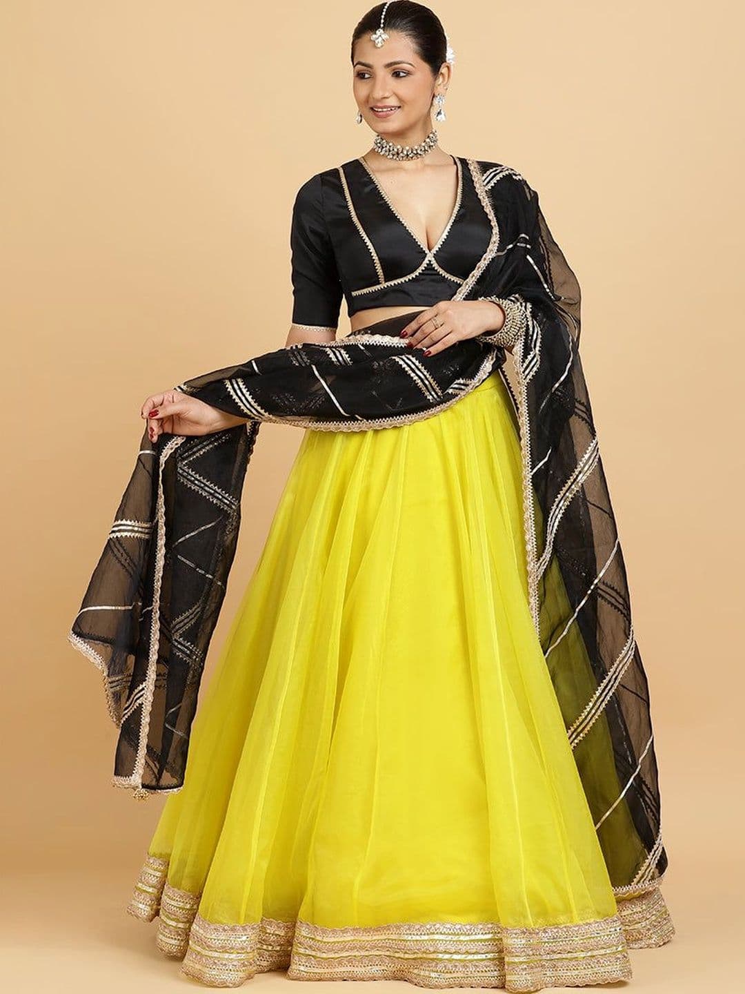 Binks V-Neck Ready to Wear Lehenga & Blouse With Dupatta - view 1