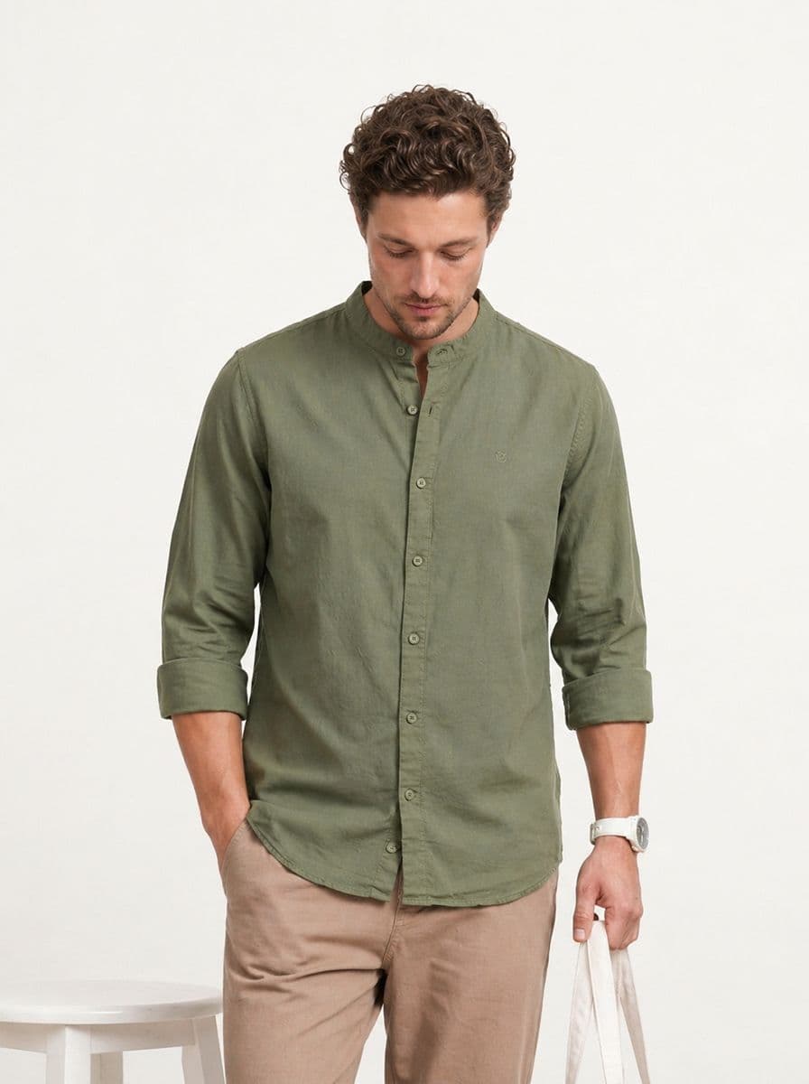 WROGN Slim Fit Pure Cotton Casual Shirt - view 1