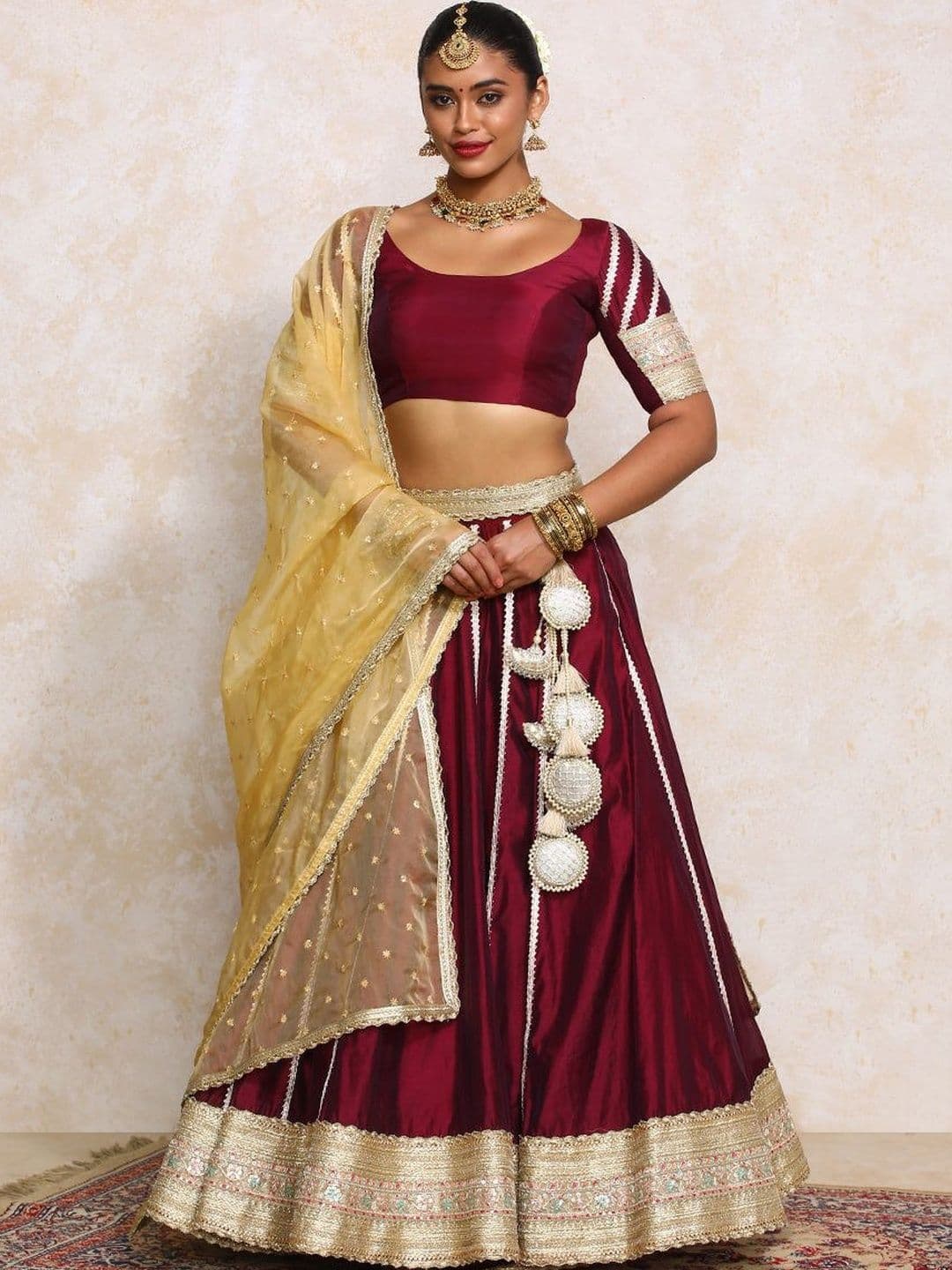 Binks Semi-Stitched Lehenga & Blouse With Dupatta - view 1