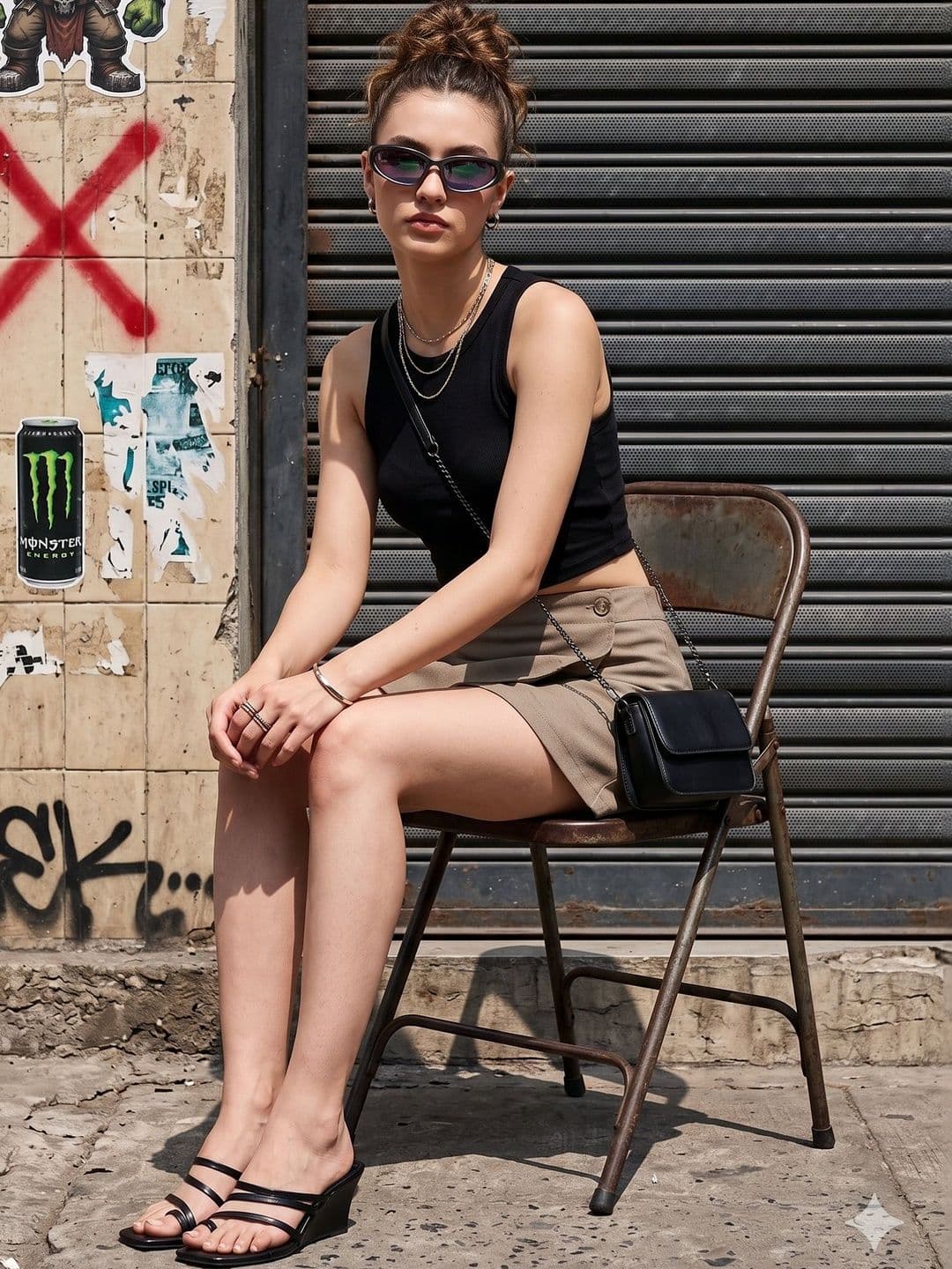 STRV Women Pure Cotton Mini Wrap Skirt - view 1