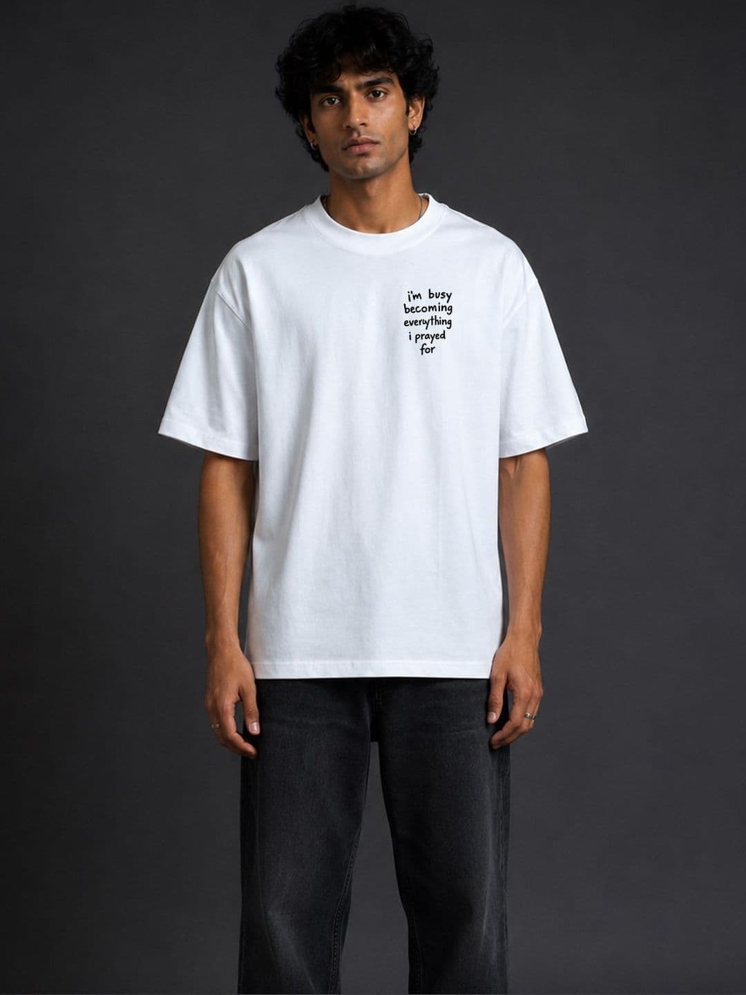 BEOVER Men Typography Printed T-shirt - view 1