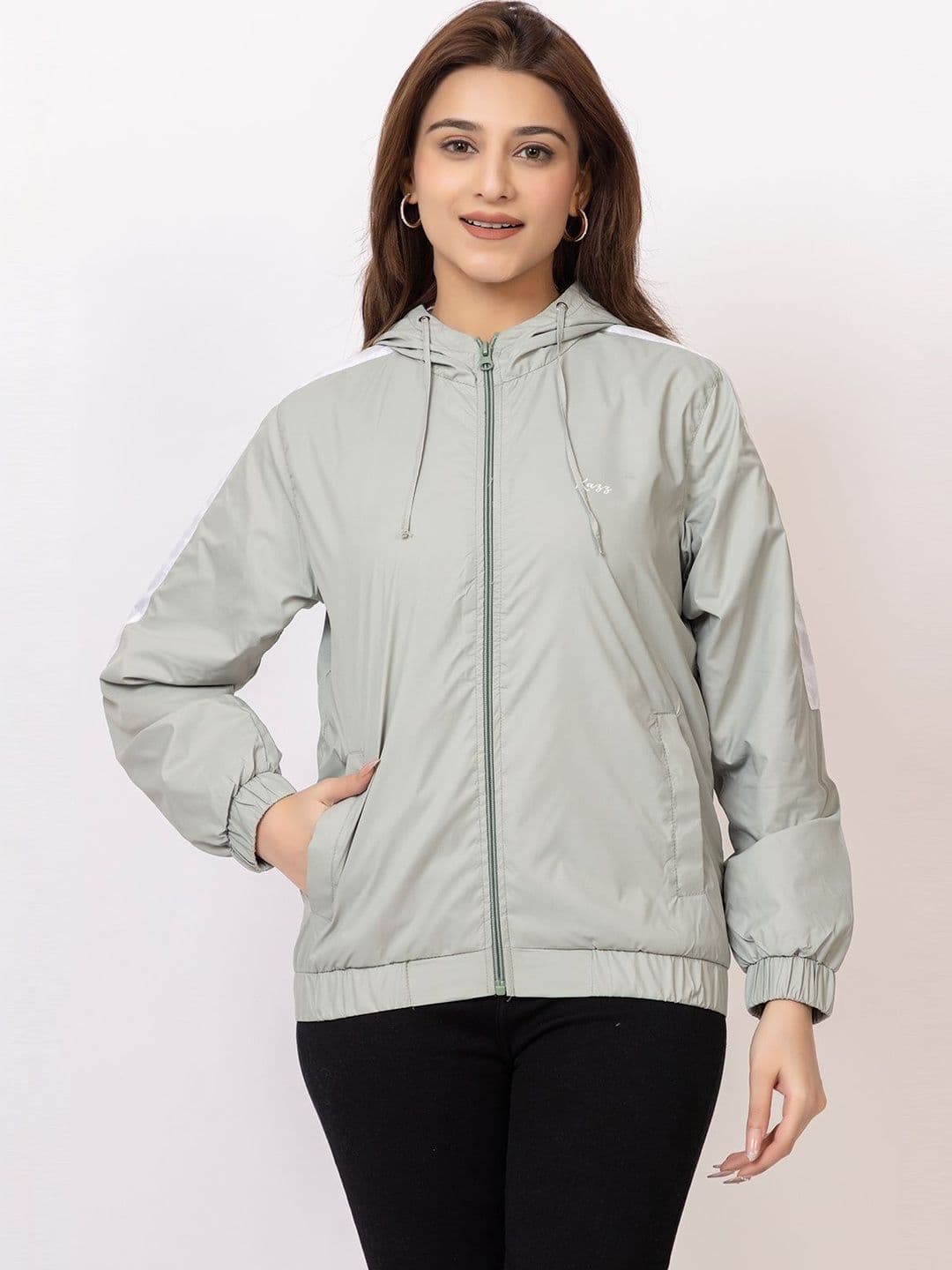 SHAKTIAURA Women Colourblocked Lightweight Woven Jacket - view 1