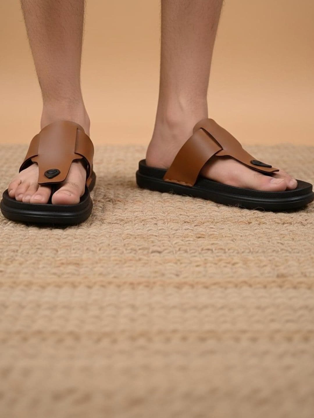 Akiko Men Rubber Comfort Sandals - view 1