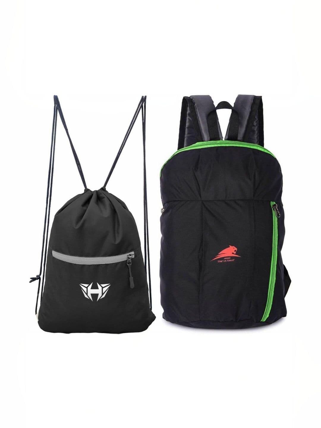 HMfurrys finest Men Brand Logo Contrast Detail Backpack