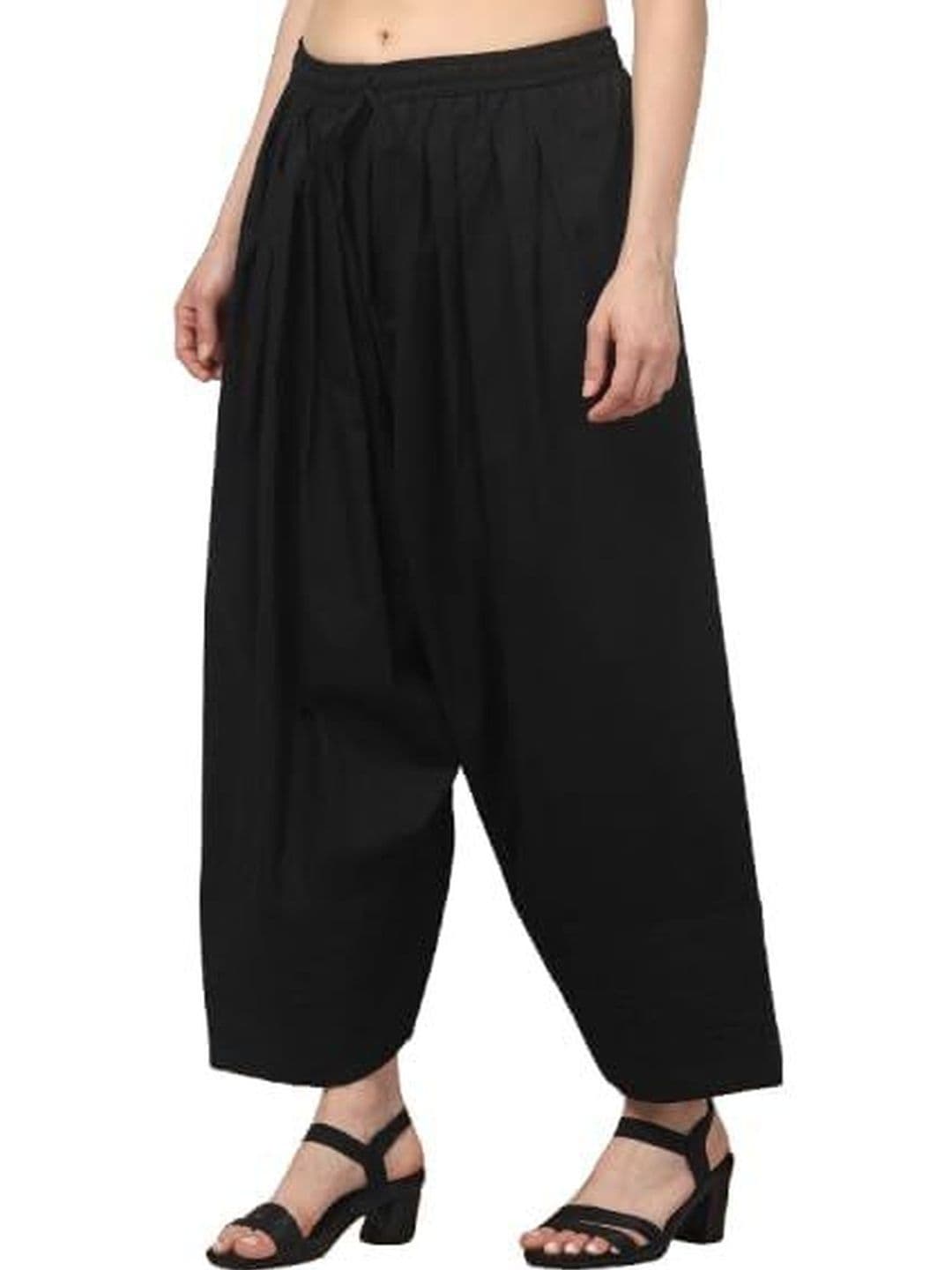 KGFONECLOTH Women Flared Knitted Ethnic Palazzos - view 1