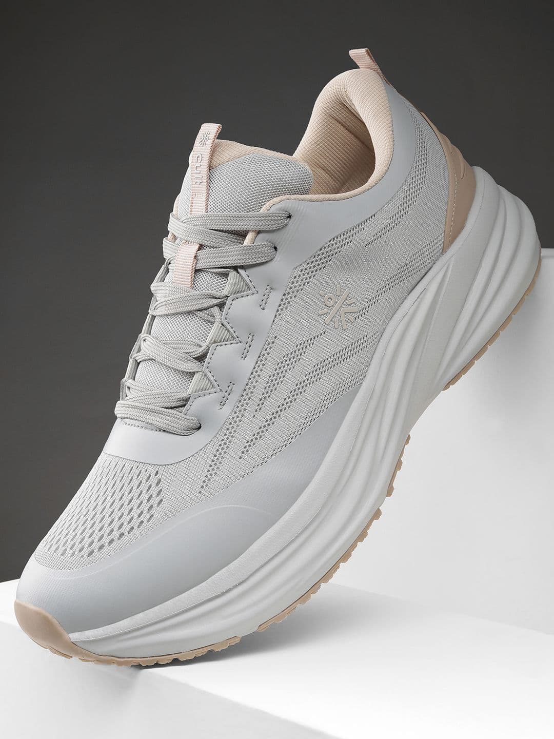 CULT Mens PaceCore Running Shoes - Lt. Grey - view 1