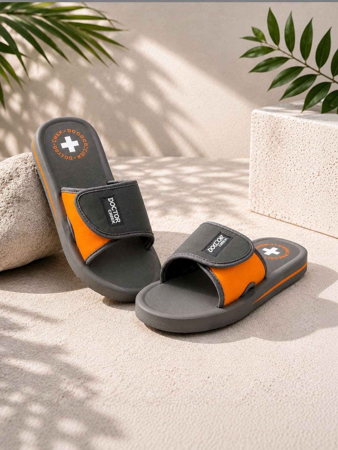 CIBEK Men Doctor Anti-Fatigue Lightweight Comfort Sliders - view 1