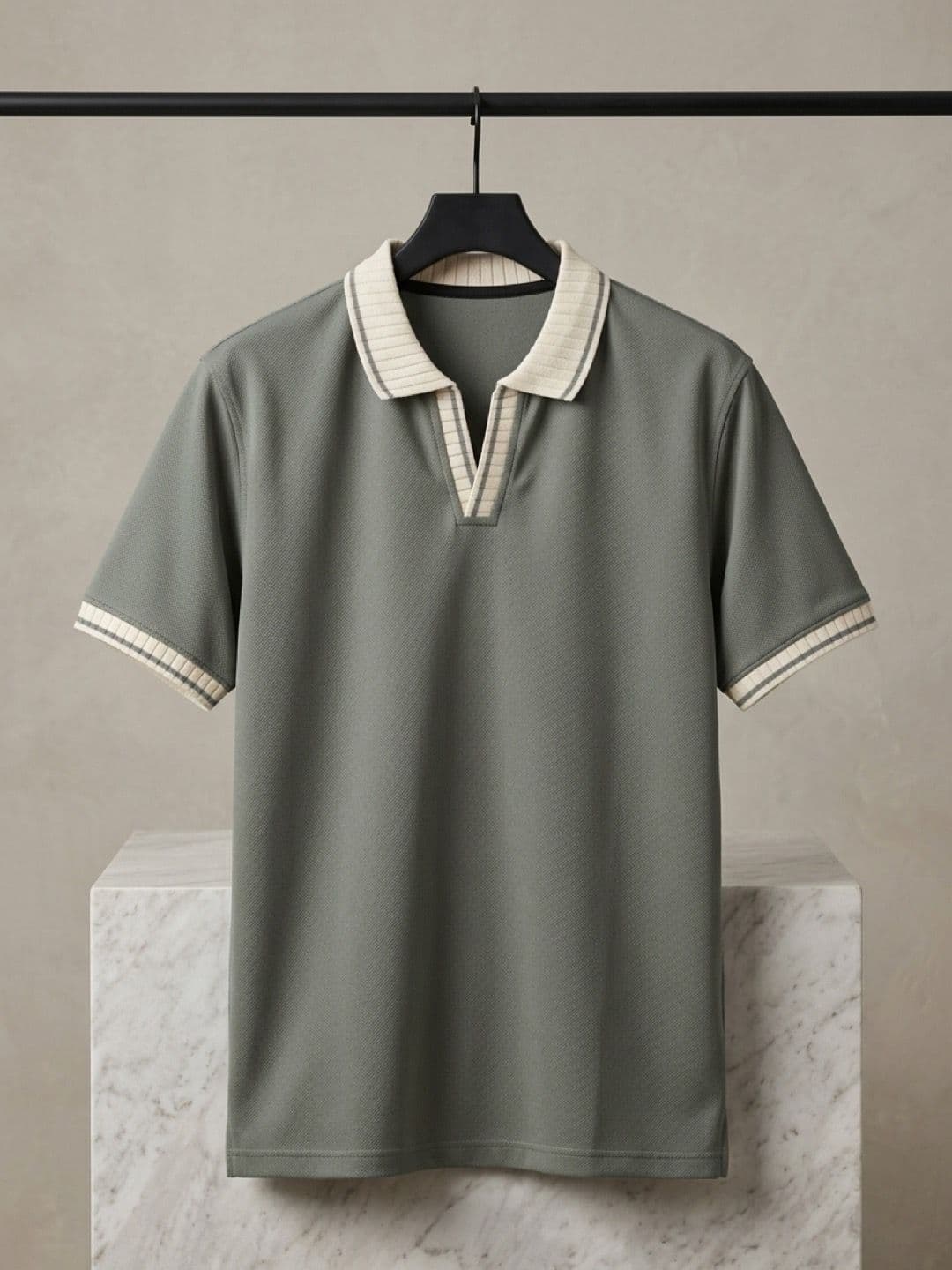 HERE&NOW Men Polo Collar T-shirt - view 1