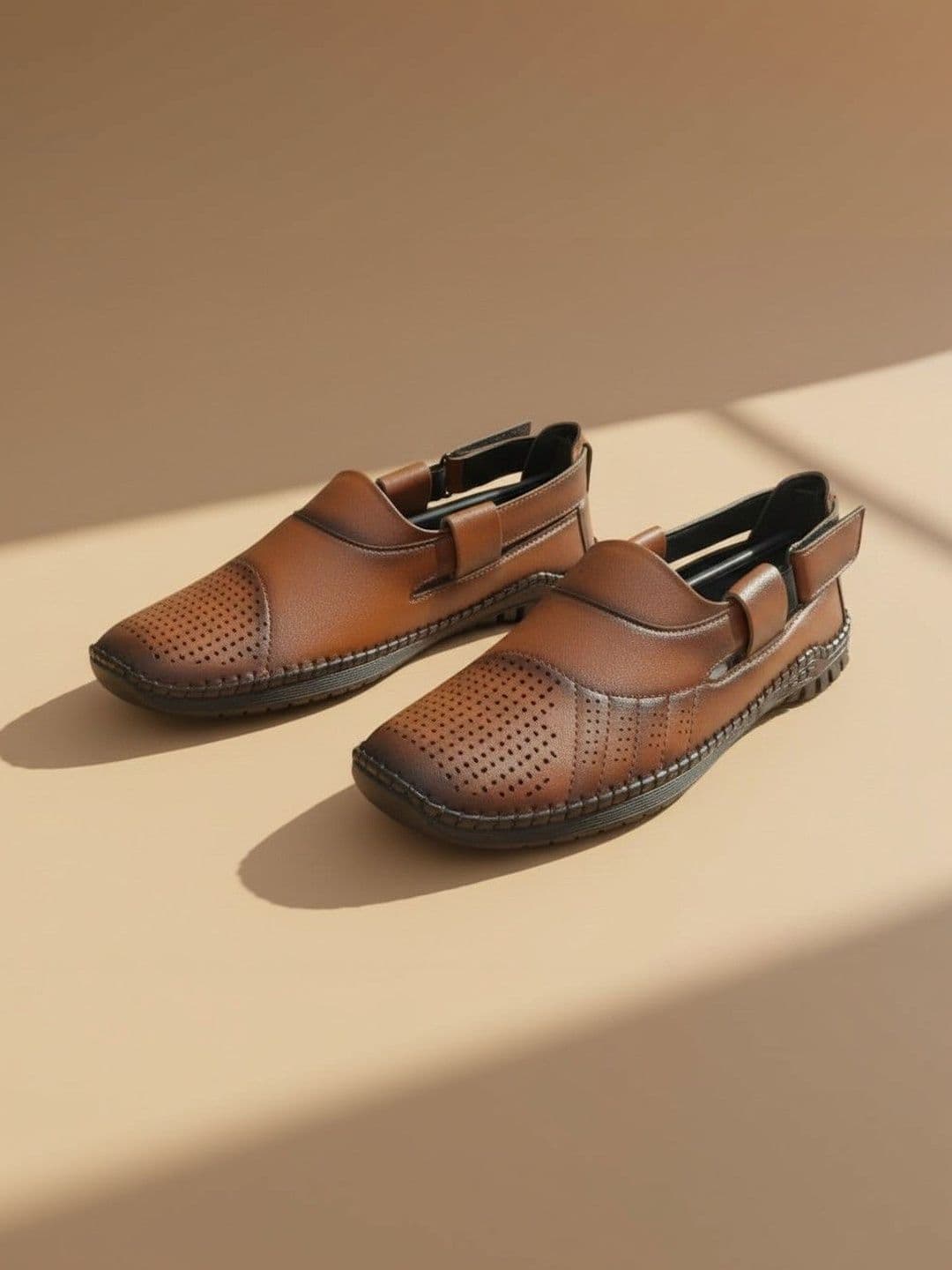 Akiko Men Rubber Fisherman Sandals - view 1