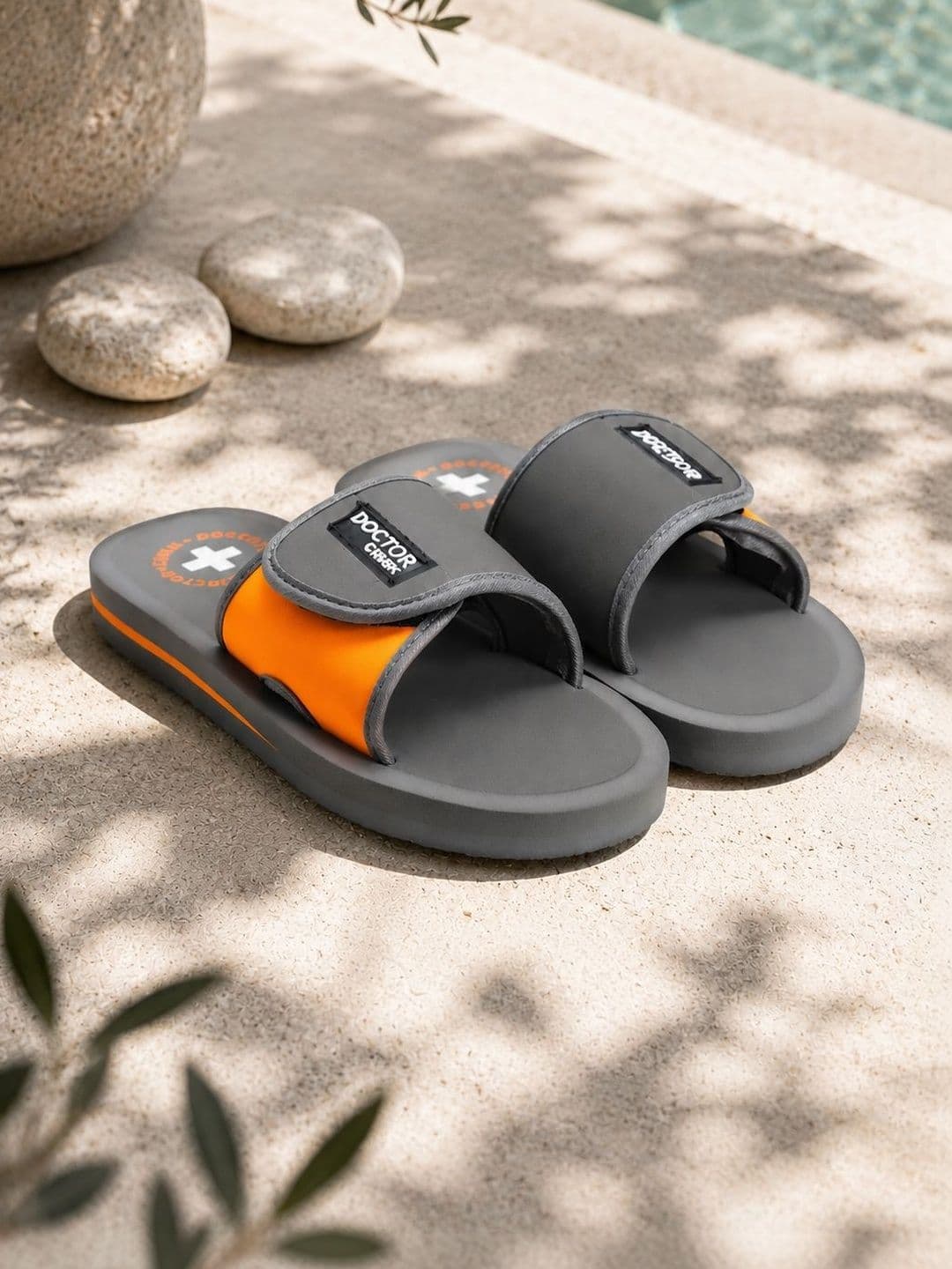 CIBEK Men Doctor Anti-Fatigue Lightweight Comfort Sliders - view 1