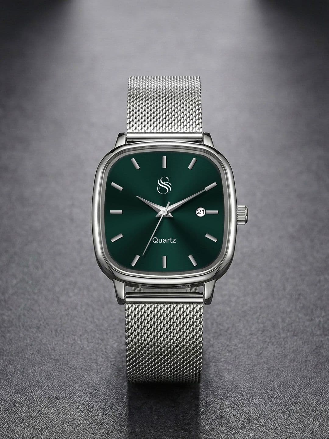 Shocknshop Unisex Dial & Bracelet Style Straps Analogue Multi Function Watch WCH174Green - view 1