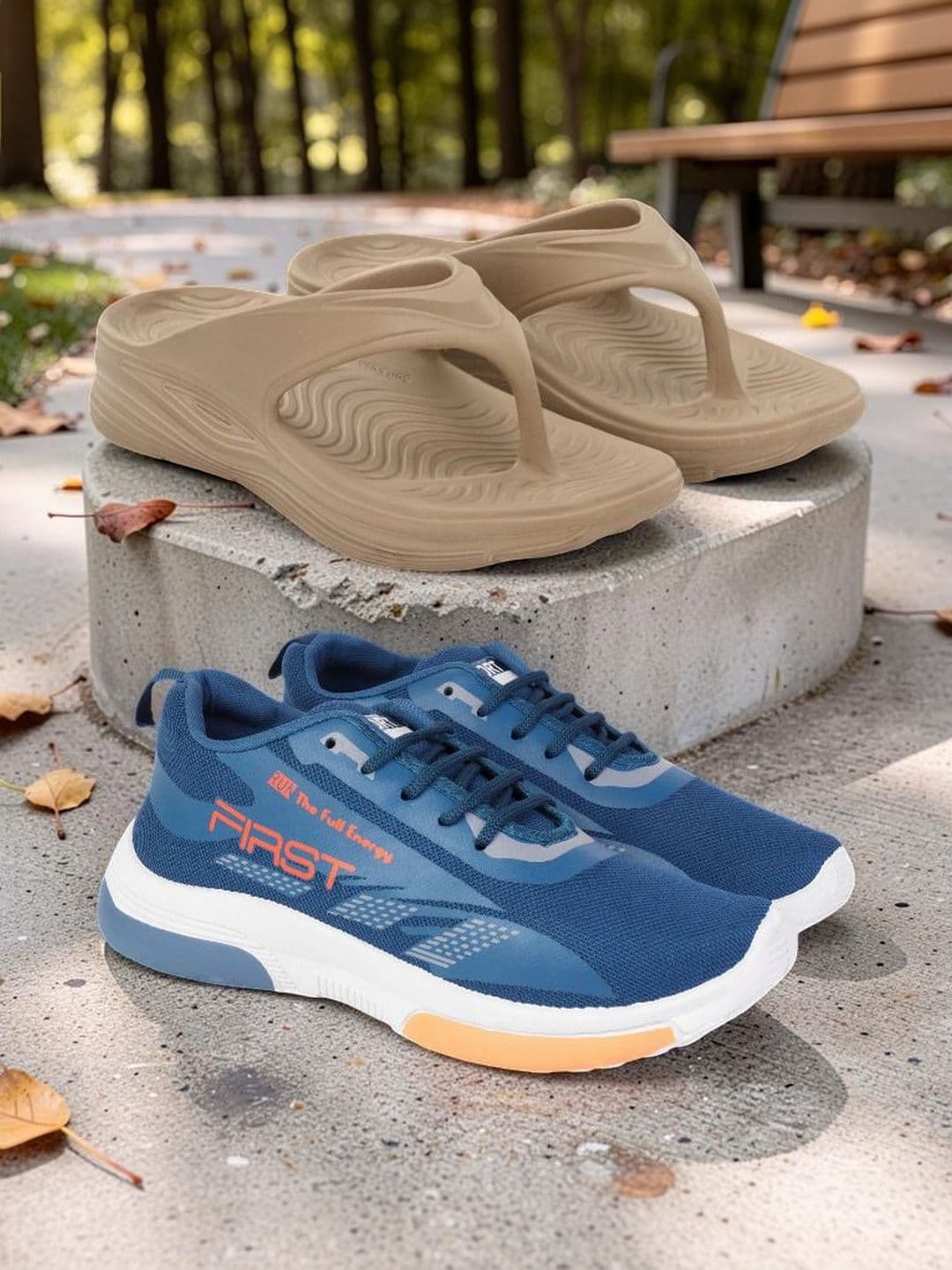 Vortek Men Mesh Running Non-Marking Shoes - view 1