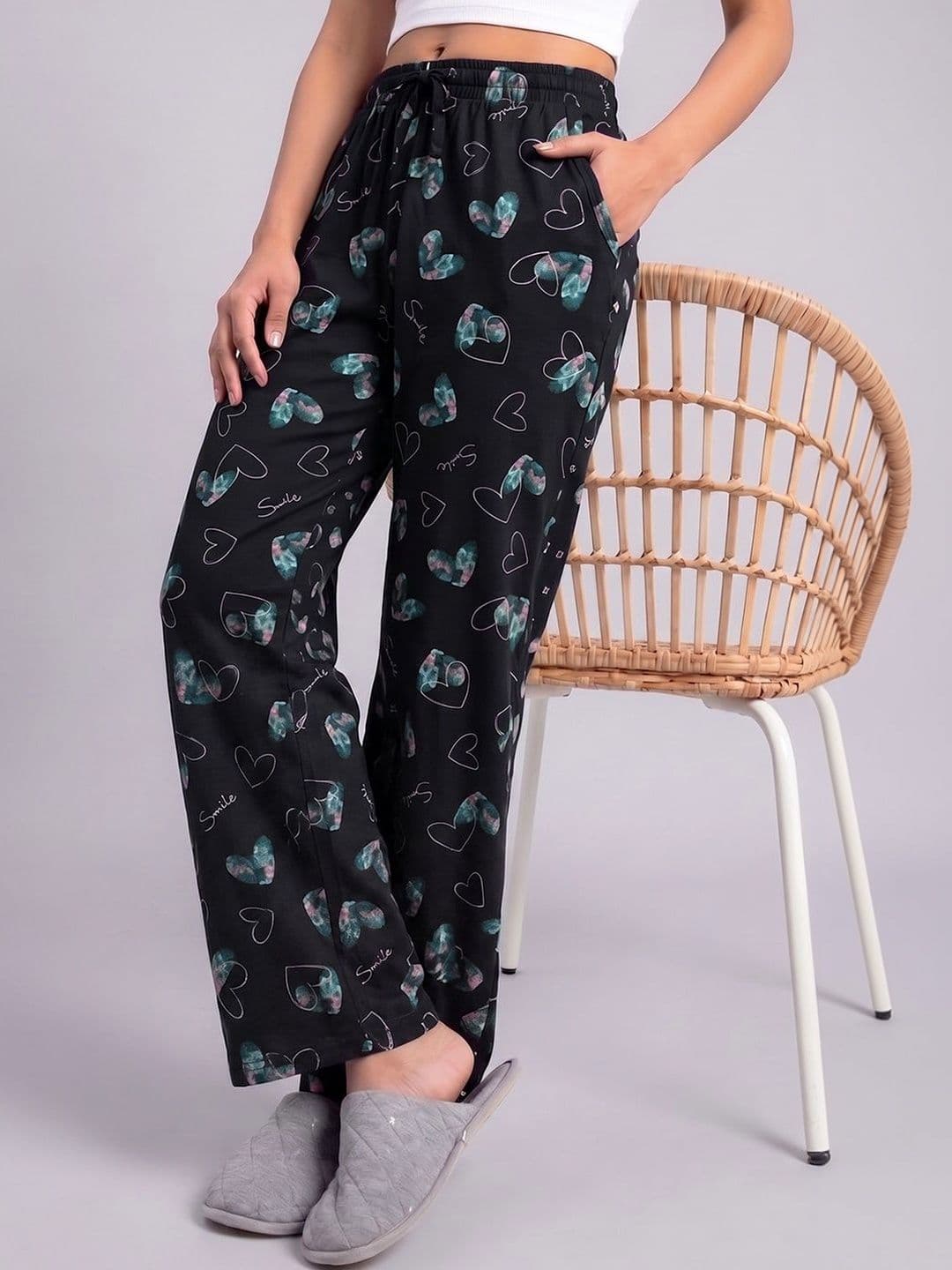 POOJA RAGENEE Printed Mid Rise Lounge Pants - view 1