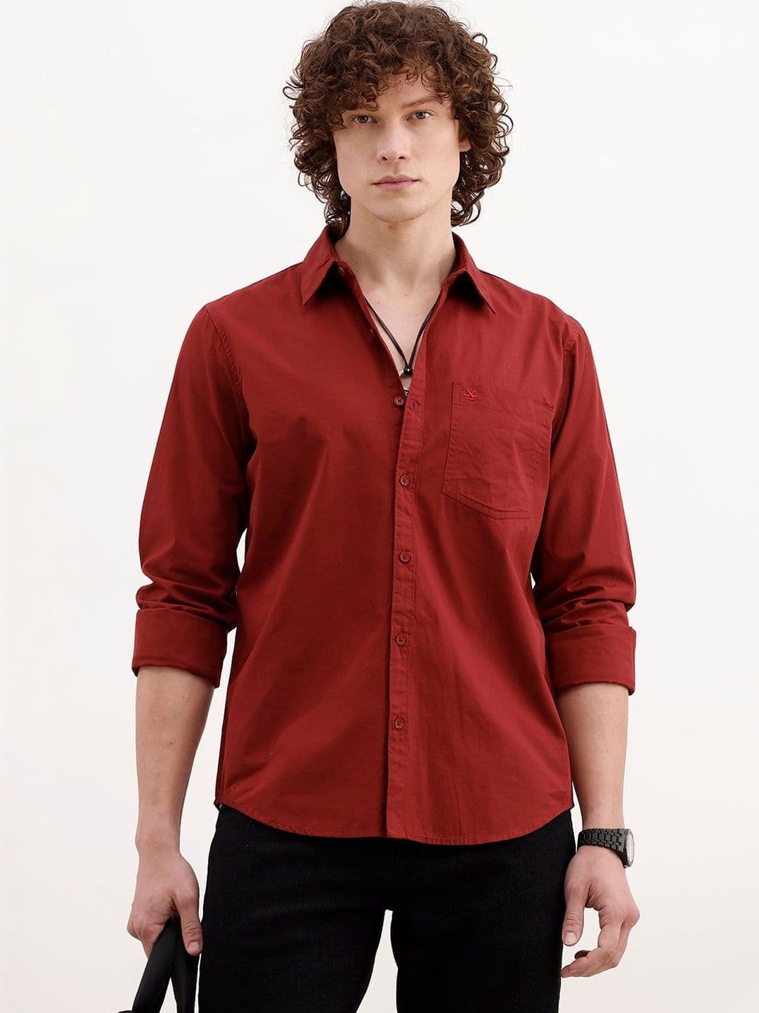 WROGN Men Slim Fit Casual Shirt - view 1