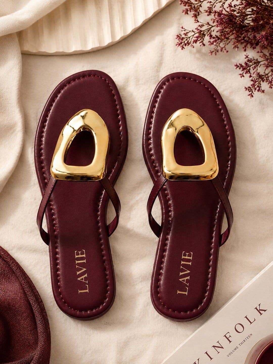 Lavie Women Open Toe Flats - view 1