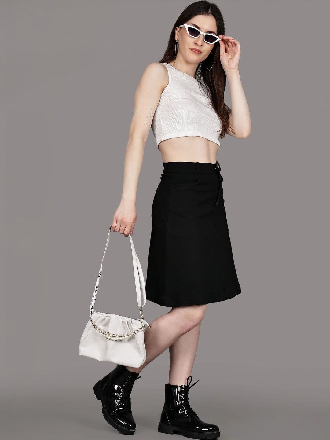 Roadster Women Denim Above Knee A-Line Skirt - view 1