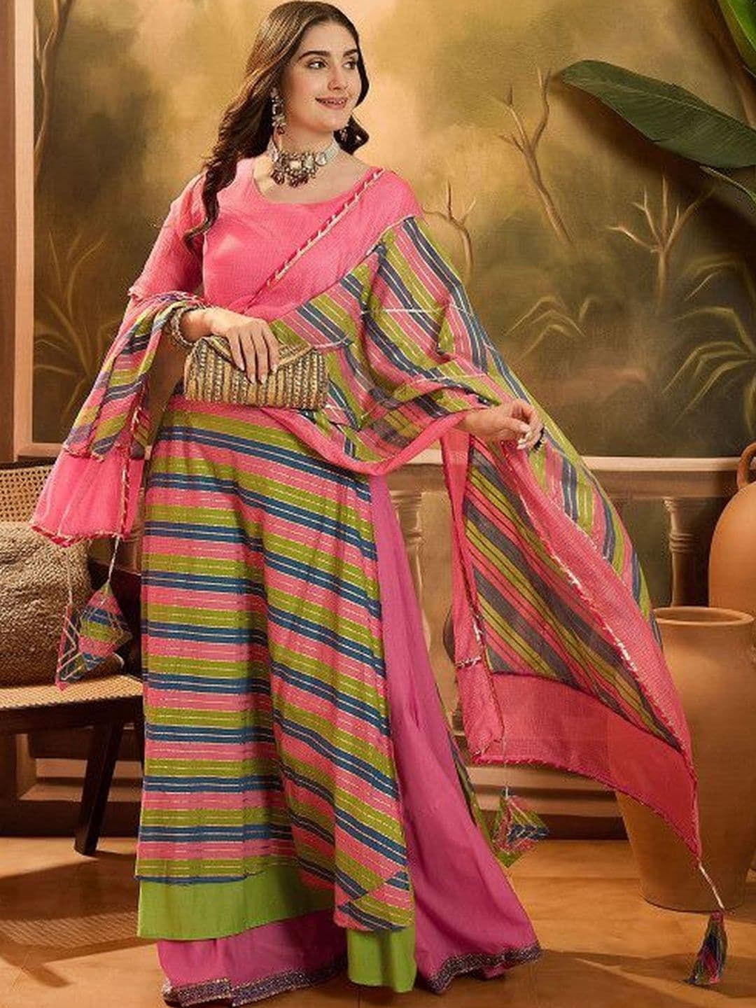 AKS Ready to Wear Lehenga & Blouse With Dupatta - view 1