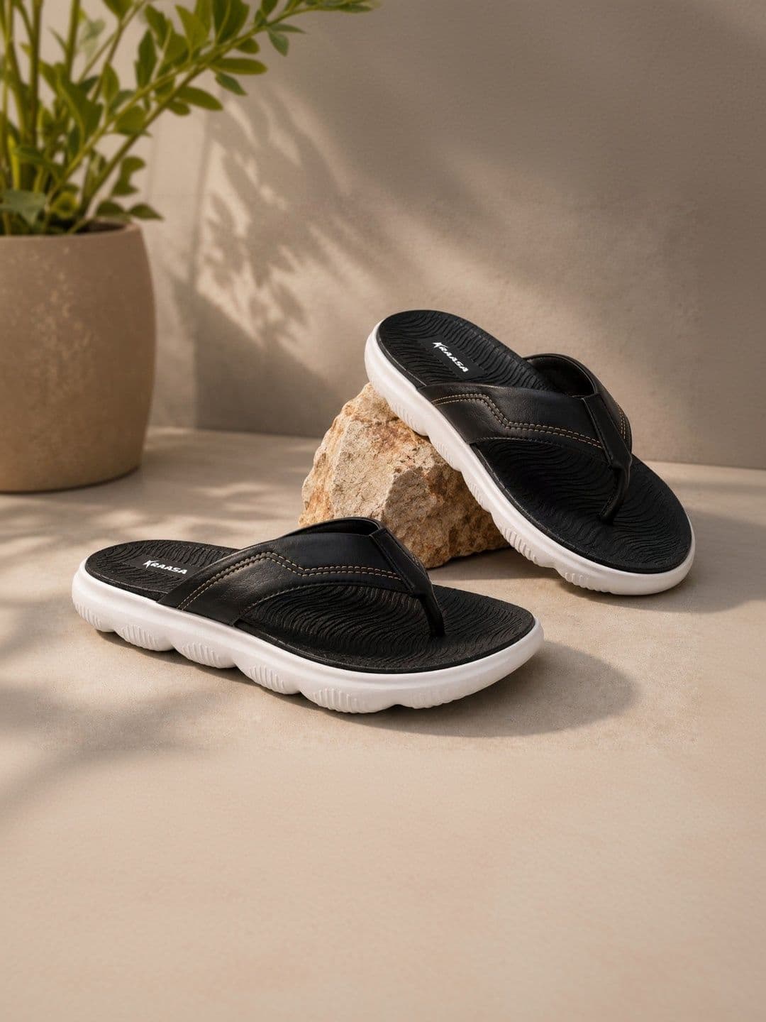 KRAASA Men Thong Flip-Flops - view 1