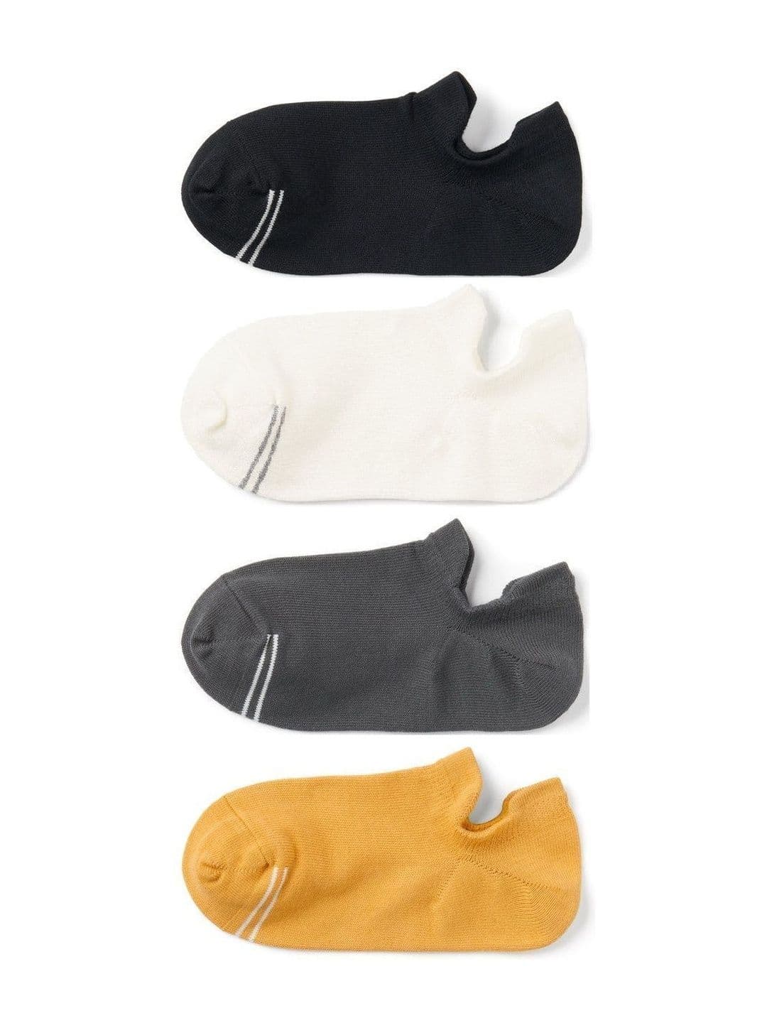akeet trend Men Pack of 4 Cotton Assorted Colourblocked Shoe Liners Socks - view 1