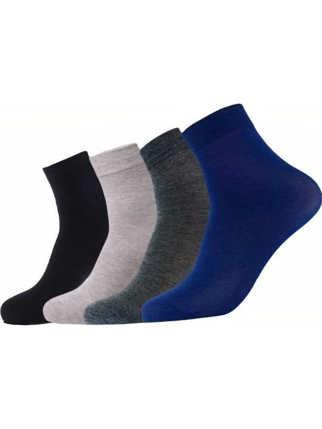 akeet trend Men Pack of 4 Cotton Assorted Ankle Length Socks - view 1