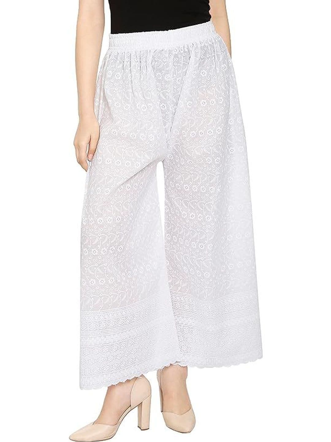 TNQ Women Ethnic Motifs Embroidered Ethnic Palazzos - view 1