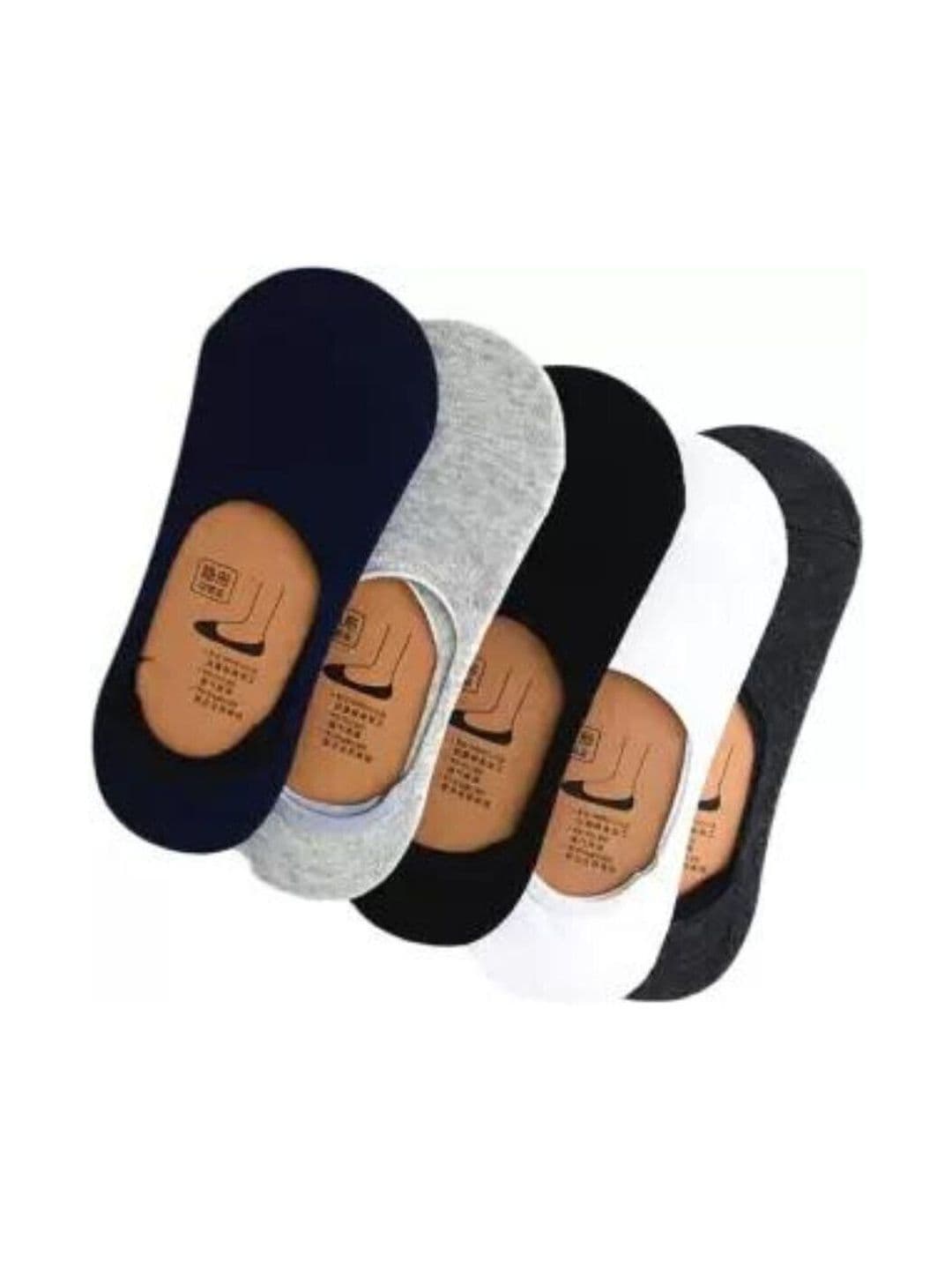 Akeeta Men Pack of 5 Cotton Assorted Shoe Liners Socks - view 1
