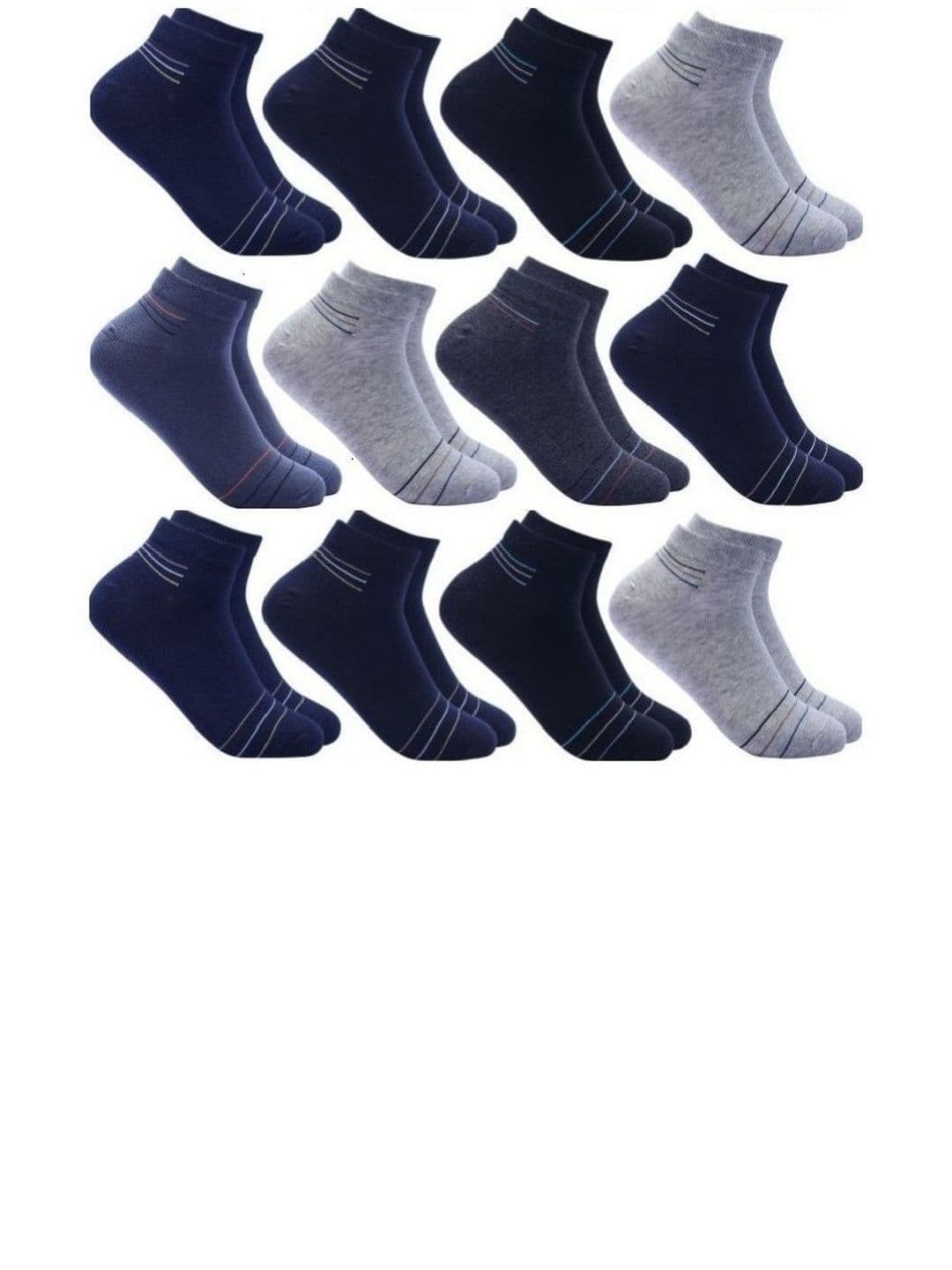 akeet trend Men Cotton Assorted Striped Ankle Length Socks - view 1