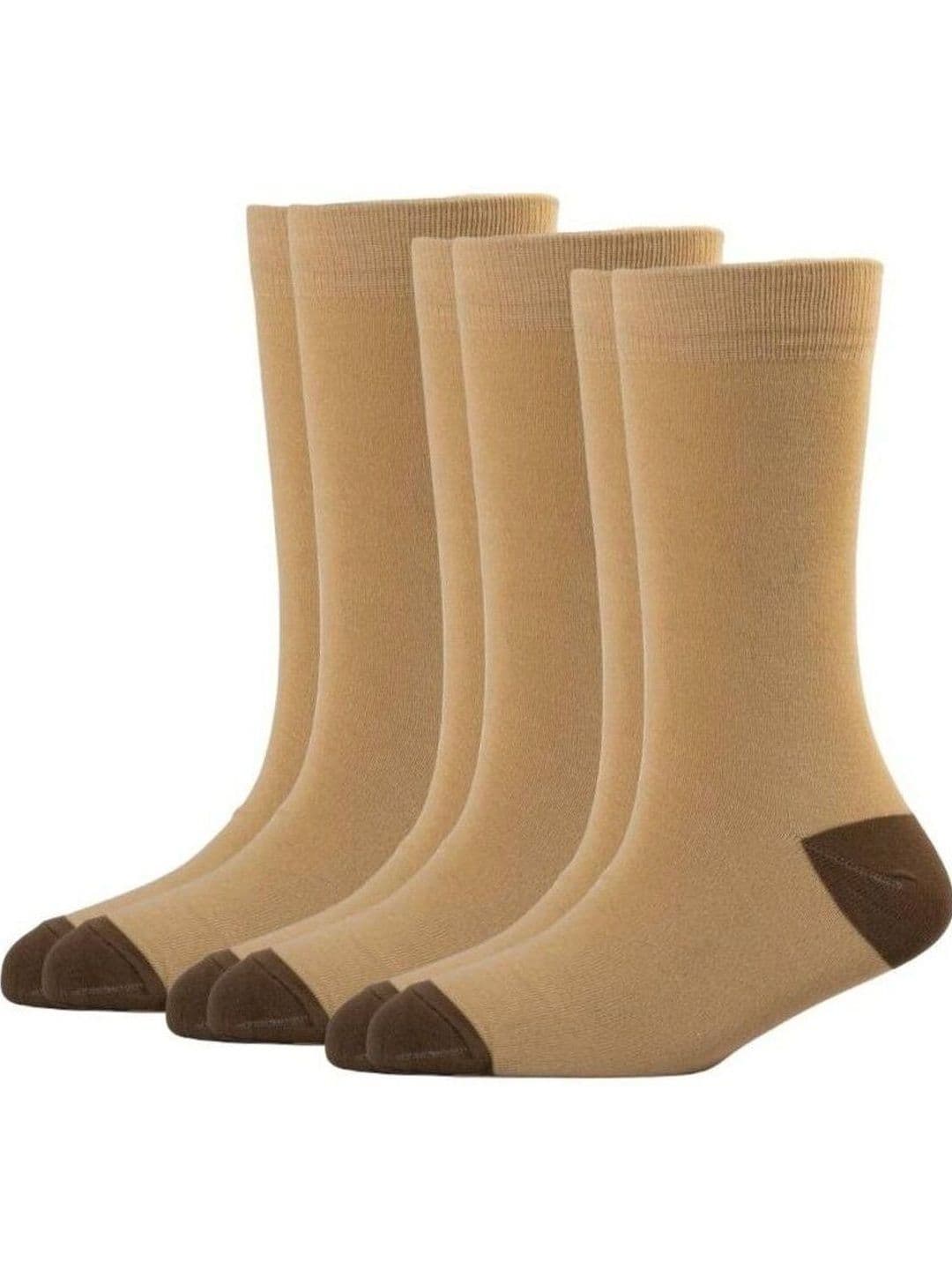akeet trend Men Pack of 3 Cotton Assorted Colourblocked Calf Length Socks - view 1