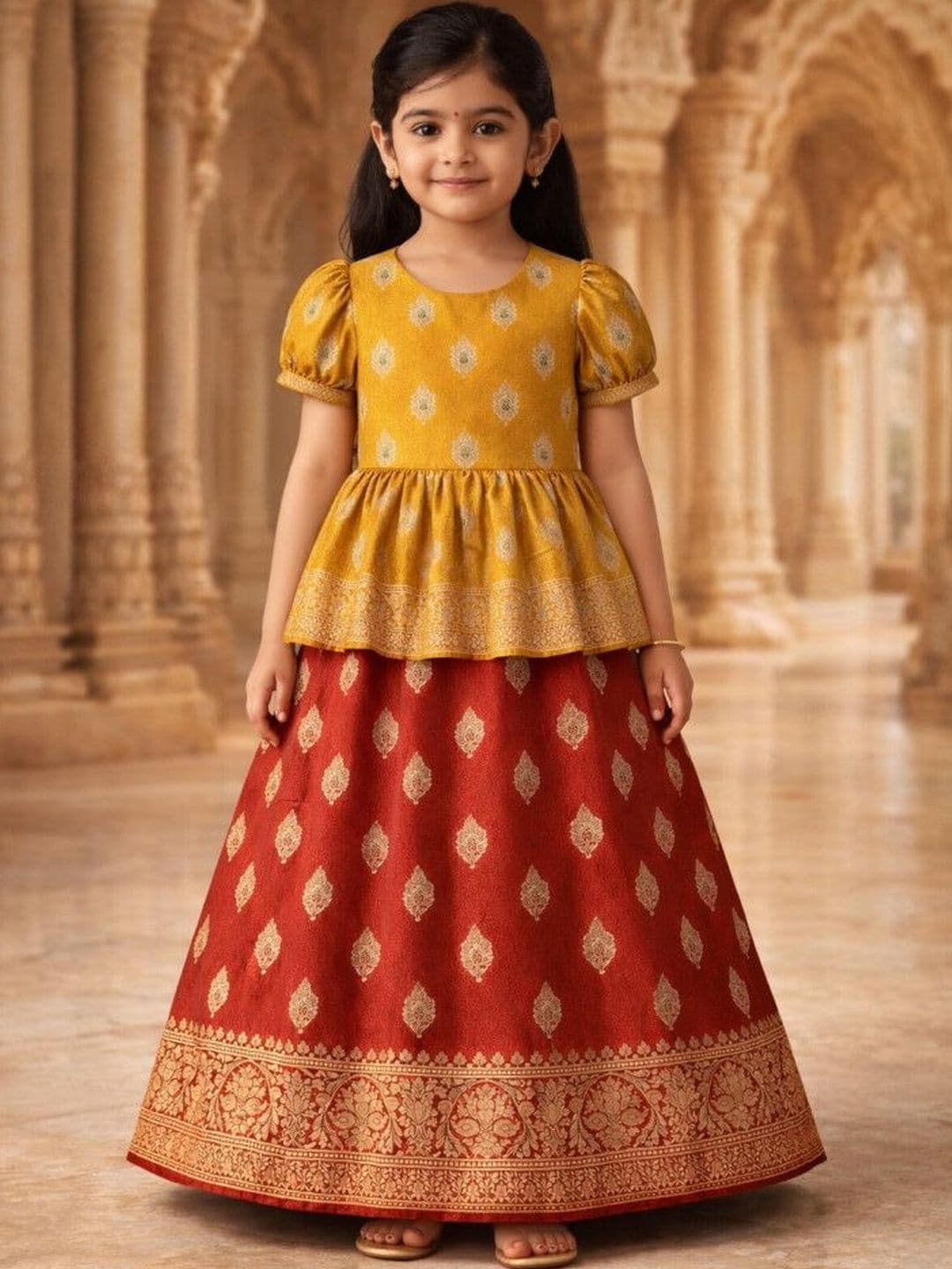 amzira Girls Ready to Wear Lehenga & - view 1