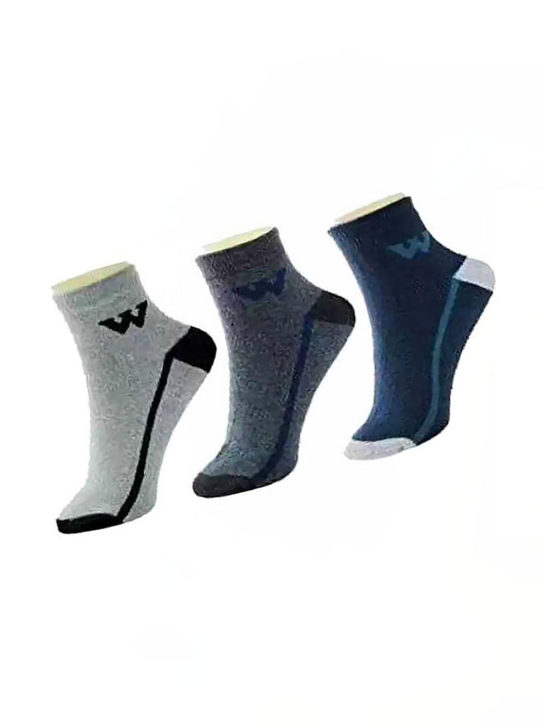 akeet trend Men Pack of 3 Cotton Assorted Colourblocked Ankle Length Socks - view 1