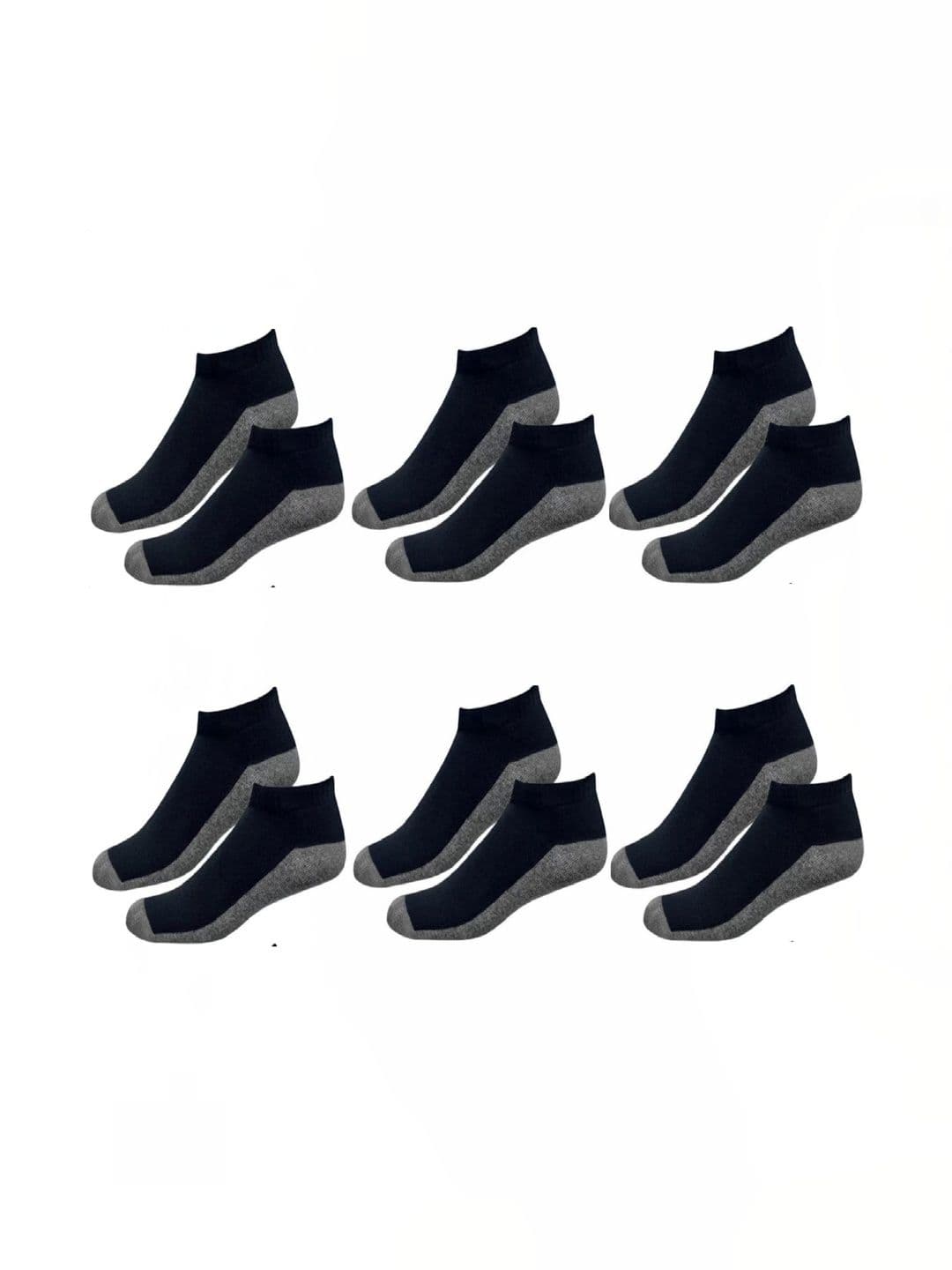 akeet trend Men Pack of 6 Cotton Assorted Colourblocked Ankle Length Socks - view 1