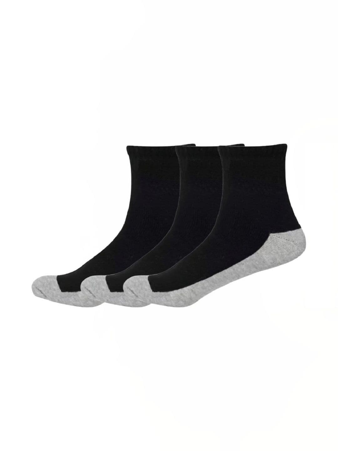 akeet trend Men Pack of 3 Cotton Assorted Colourblocked Ankle Length Socks - view 1