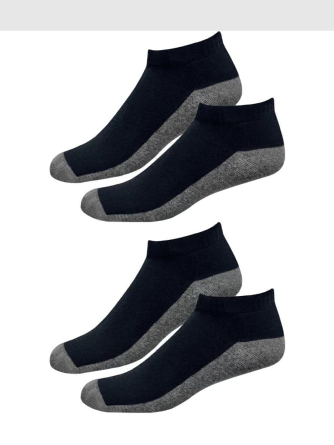 Akeeta Men Pack of 2 Cotton Assorted Colourblocked Ankle Length Socks - view 1
