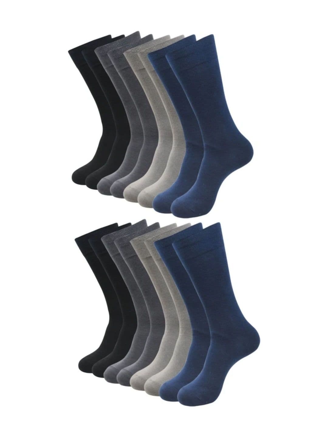 akeet trend Men Pack of 8 Cotton Assorted Calf Length Socks - view 1