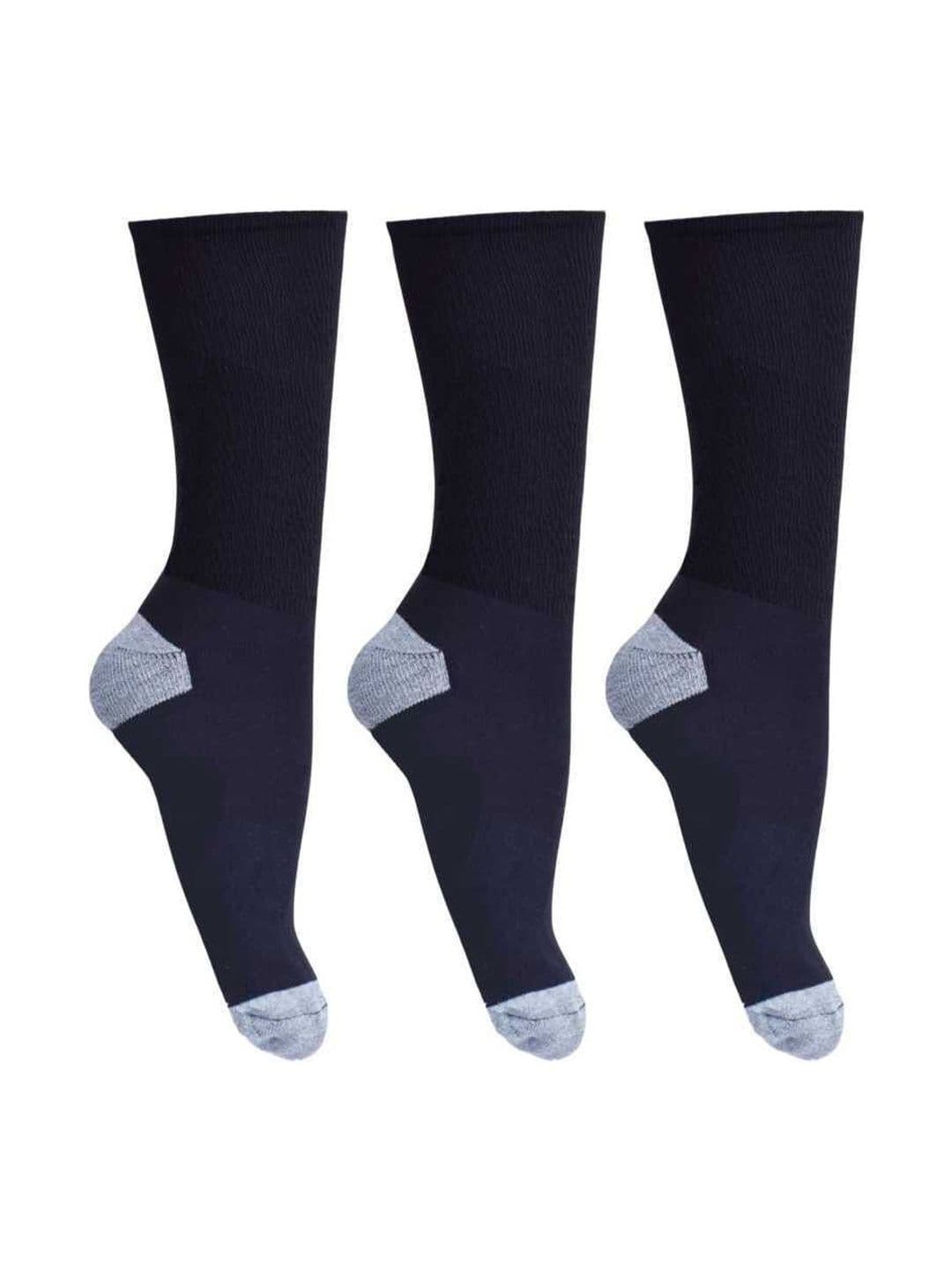akeet trend Men Pack of 3 Cotton Assorted Colourblocked Calf Length Socks - view 1