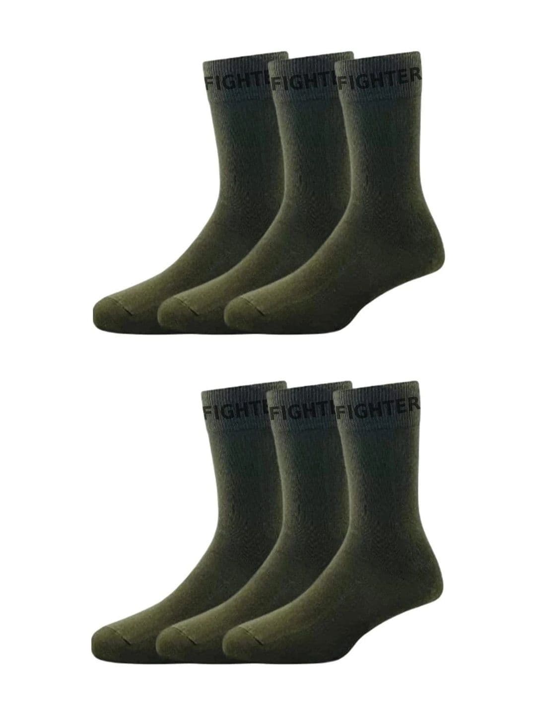 Akeeta Men Pack of 6 Cotton Assorted Calf Length Socks - view 1