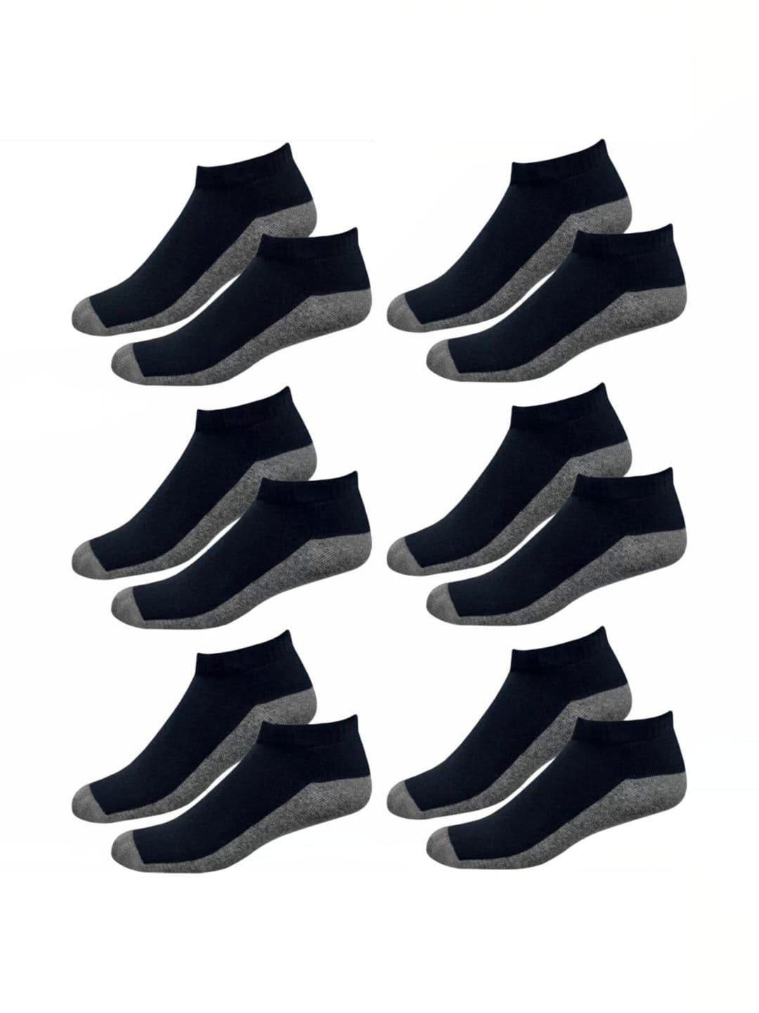 akeet trend Men Pack of 6 Cotton Assorted Colourblocked Ankle Length Socks - view 1