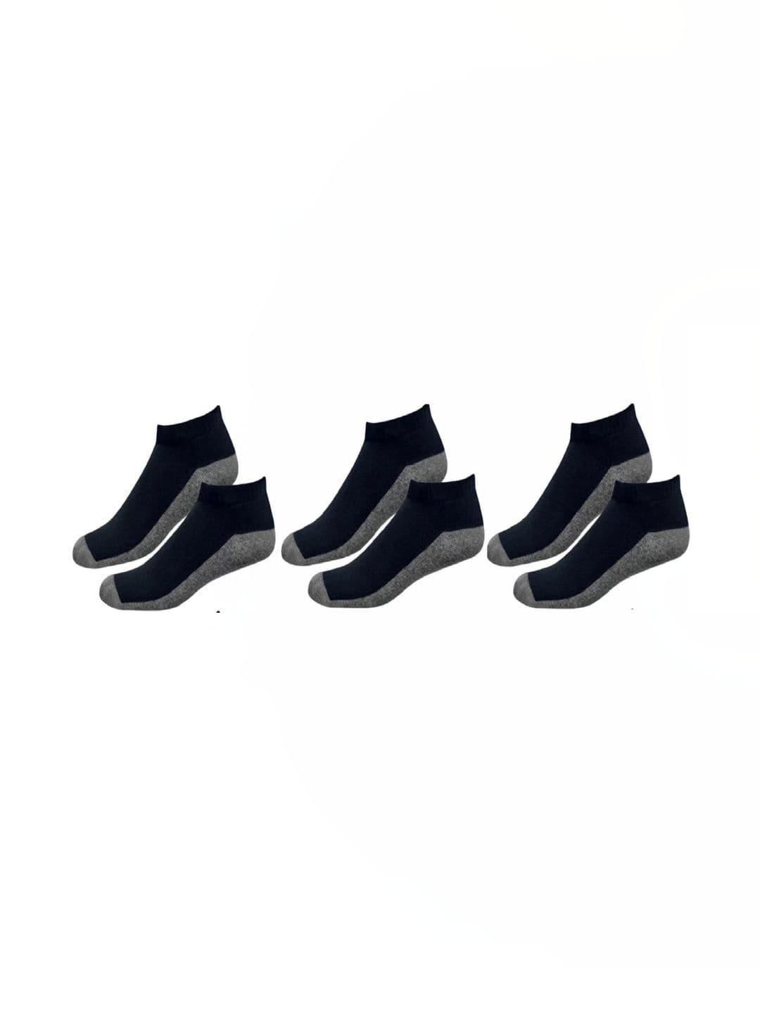 Akeeta Men Pack of 3 Cotton Assorted Colourblocked Ankle Length Socks - view 1