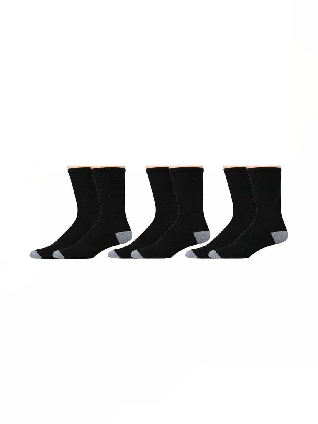 Akeeta Men Pack of 3 Cotton Assorted Colourblocked Calf Length Socks - view 1
