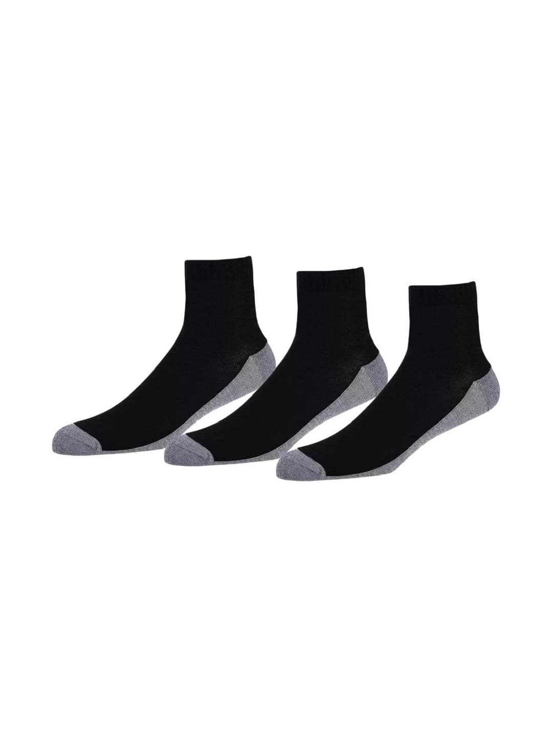 Akeeta Men Pack of 3 Cotton Assorted Colourblocked Above Ankle Socks - view 1