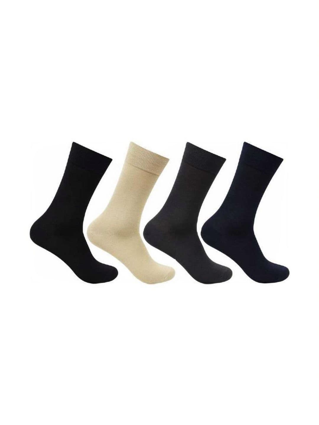 akeet trend Men Pack of 4 Cotton Assorted Calf Length Socks - view 1